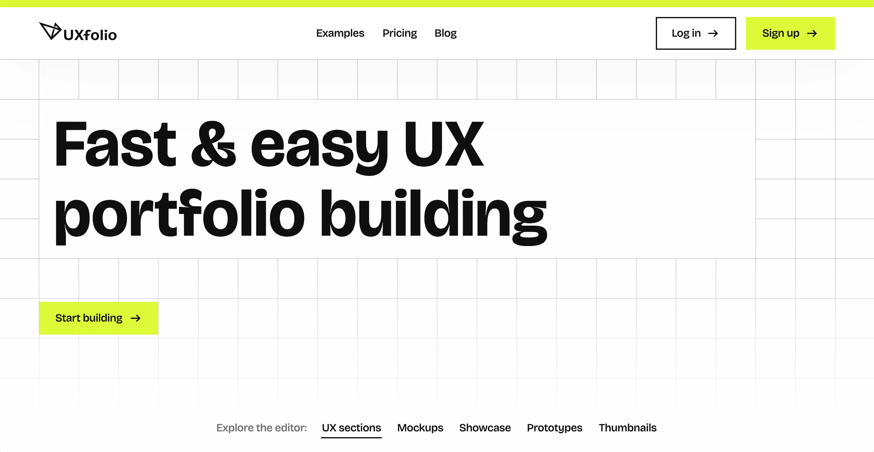 UXfol.io preview